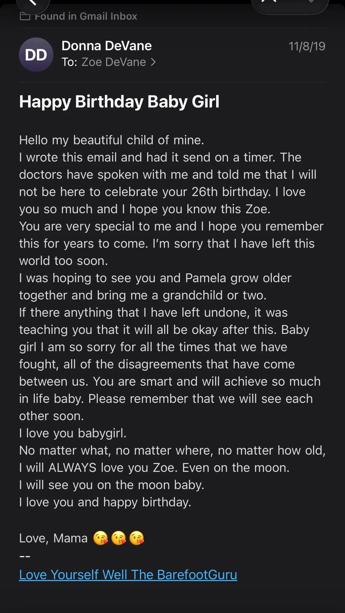 Despite my changes, I’m still your baby. And I fight everyday just to keep going. But it’s getting hard. Well.. harder. Days pass and I forget your voice, your laugh, how your hug felt. You were my mom, but you were my best friend from day one. 