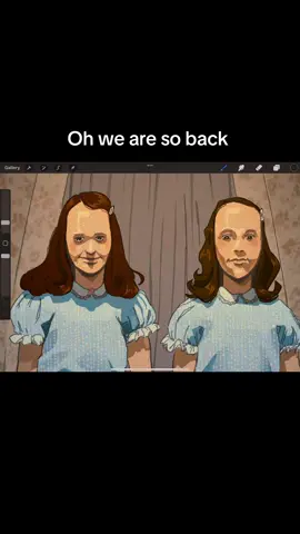 TWO characters AND fully rendered in this amount of time is so insane to me… idk what possessed me but it needs to come back #digitalart #theshiningtwins #artistsoftiktok #foryoupage #fypシ゚viral 