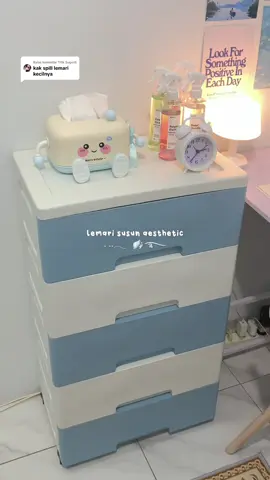Membalas @Titik Sugesti birunya secantik ituuu! #lemariplastik #kamarbiru #roomdecor 