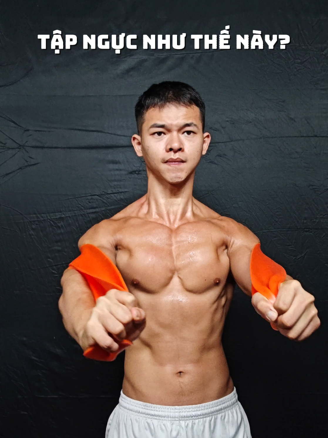 tập cơ ngực đúng với dây kháng lực tại nhà #xuhuong #quockhongcuoi #gym #gymmotivation #truyendongluc 
