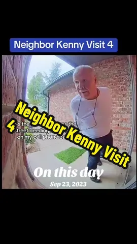 Neighbor Kenny 4.. 😂😂 love thy neighbor 😂😂 #neighbors #dads #vivint #dadsbelike #dadsoftiktok 