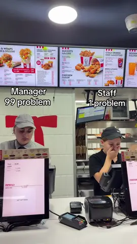 😃😃 #kfc #manager #fyp #fastfood #work 