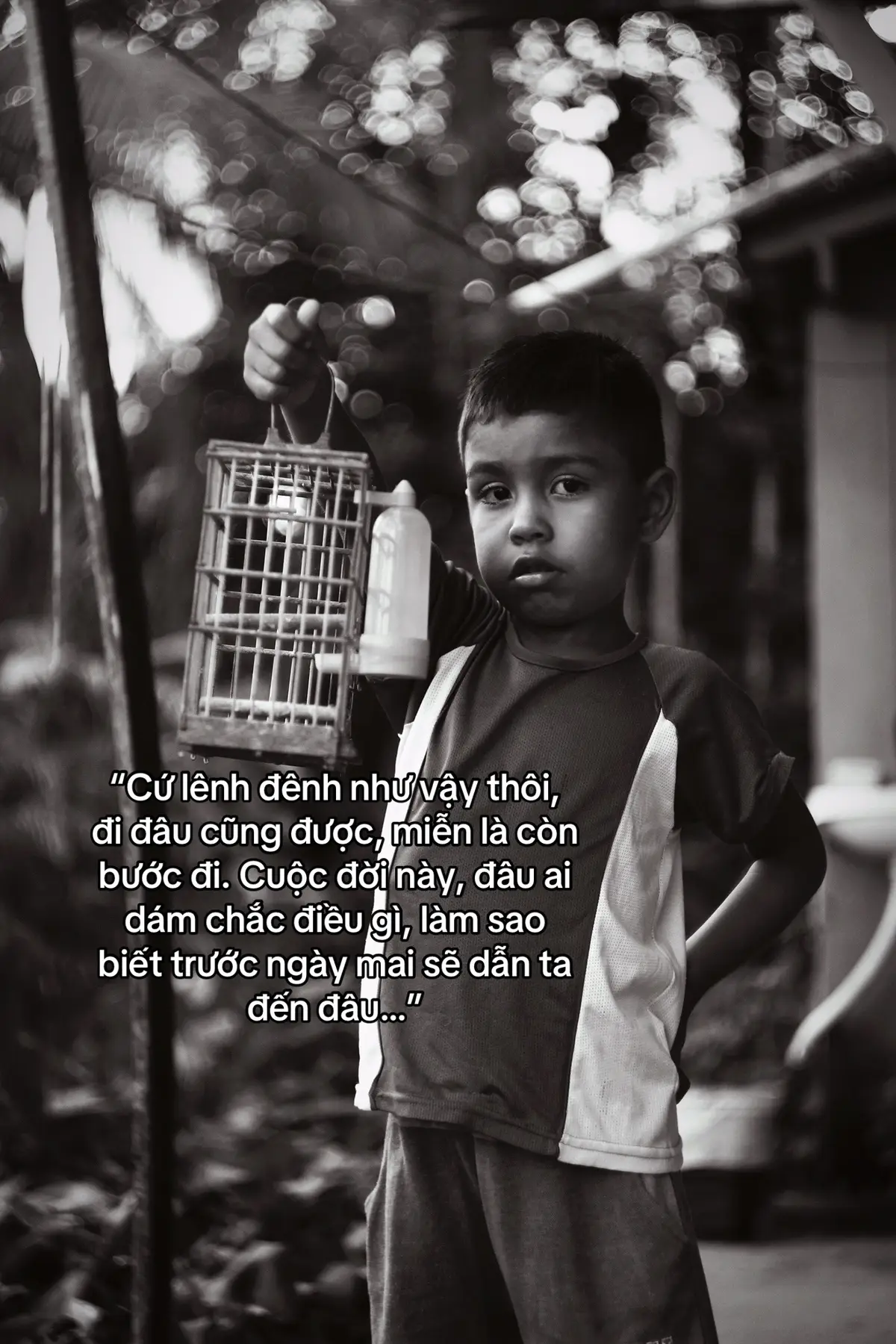 “Cứ lênh đênh như vậy thôi, đi đâu cũng được, miễn là còn bước đi. Cuộc đời này, đâu ai dám chắc điều gì, làm sao biết trước ngày mai sẽ dẫn ta đến đâu…” #strdoi #tamtrang #xh #cuocsong 