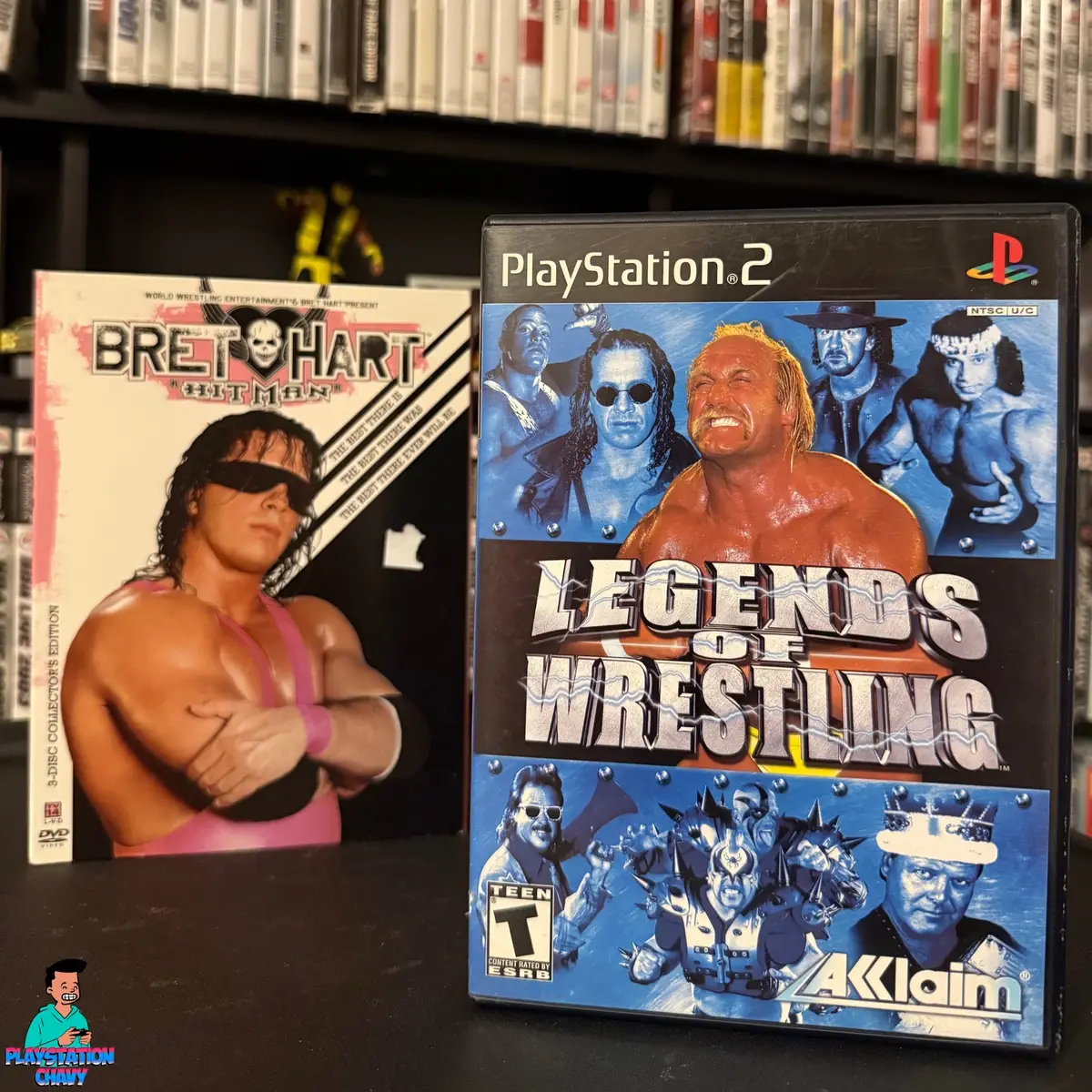 Today we’re pairing Legends of Wrestling and The Bret Hart Documentary!  Both pieces of media will take you on a trip down memory lane and pay respect to the best wrestlers of yesteryear!  In this house it isn’t “Bret screwed Bret” it’s “WWF screwed Bret”. #WWE #retrogaming #retrogames #retrogamer #gaming 