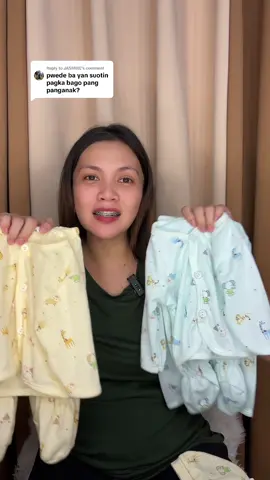 Replying to @JASMINE Ito nga yung Hospital Outfit ni baby nung nanganak ako. Napakadali nyang isuot at ang presko ng tela kasi cotton talaga, very cute din ng mga designs. #newbornclothes  #newbornbabyclothes  #babyclothes  #clothesfornewborn  #newbornessentials  #nestingmommas  #fyp 