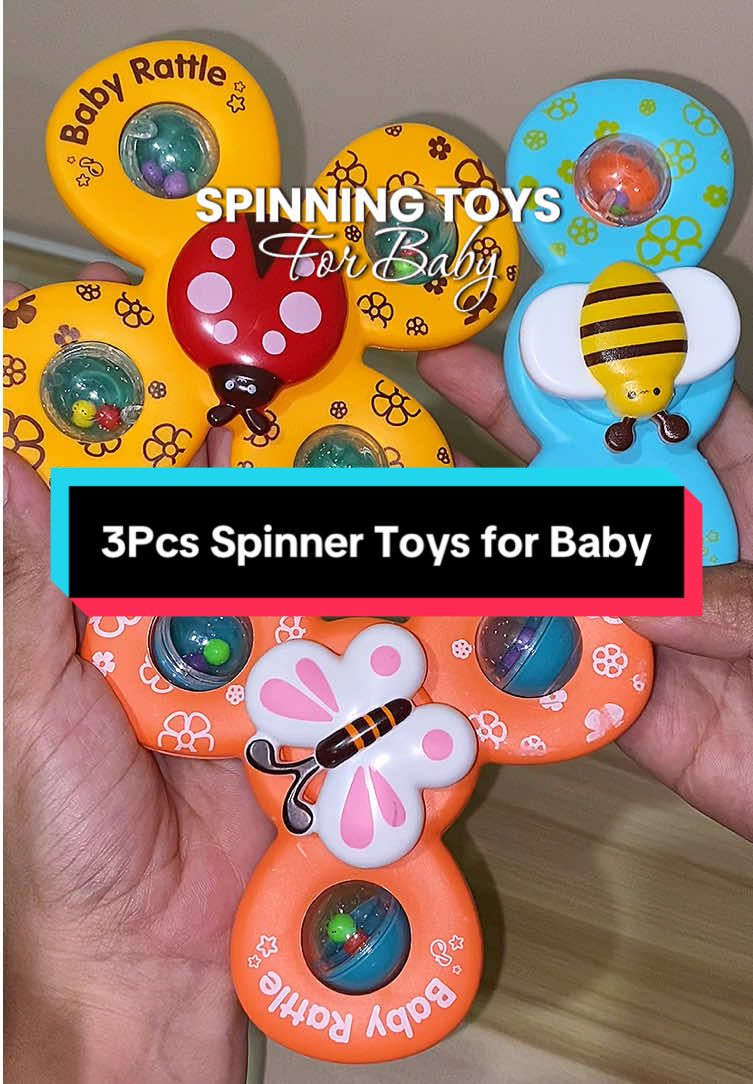 3Pcs Spinner Toys for Baby #spinningtoys #spinnertoy #montesori #toysforbaby #toys 