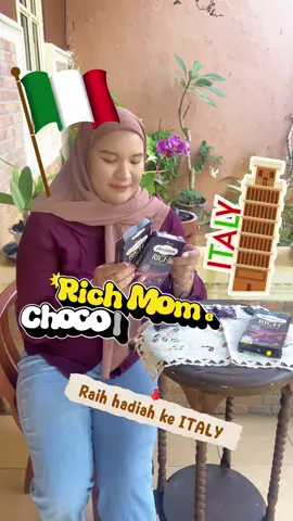 Wafer stick paling Rich coklatnya aku nobatin pada chicolatos Rich , tebal lapisan coklatnya luar dalam‼️apalagi banyak kesempatan menangin hadiah logam mulia, saldo gopay hingga trip ke Italy lohh, buruan deh checkout di keranjang kuning aku biar dapet promo harga miring 🫶🏻 @GARUDAFOOD ONLINE STORE  #mamammialezatos #chocolatos #chocolatosrich  #liburan 