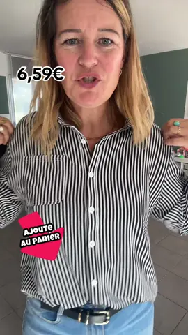 #offrespourtoi #chemisier #rayer #tendance #femme @TikTok Shop France 