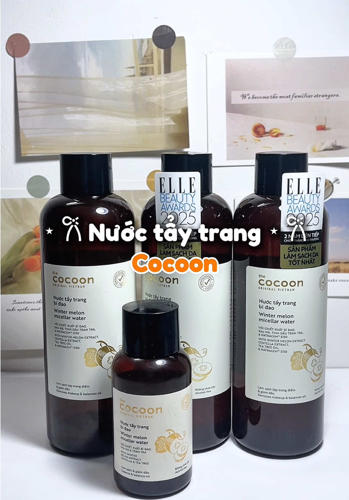Lên con mã tẩy trang iu thít hẹ hẹ, dành cho mấy ngày da hong makeup, chỉ có son và kcn nhẹ nhàng 🎀 #viral #cocoon #taytrang #unboxing #tinyaries 