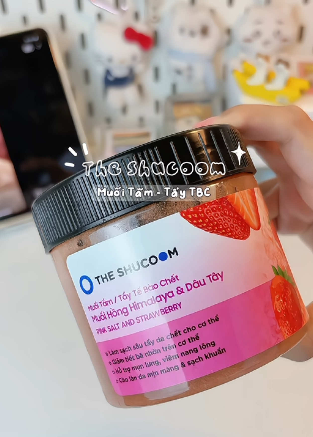 Tắm ẻm xong da láng mịn thơm phức lun ✨🌸🧸 #theshucoomvietnam #muoitam #taytebaochet #munlung #xuhuong 