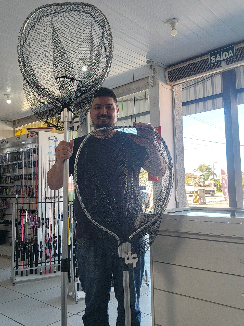 Você quer um passaguá em alumínio, rede emborrachada e que não vai te deixar na mão? Então aqui está o passaguá da @Albatrozfishing  . . . #pescaesportiva #pesca #fyp #viral #tucunare 