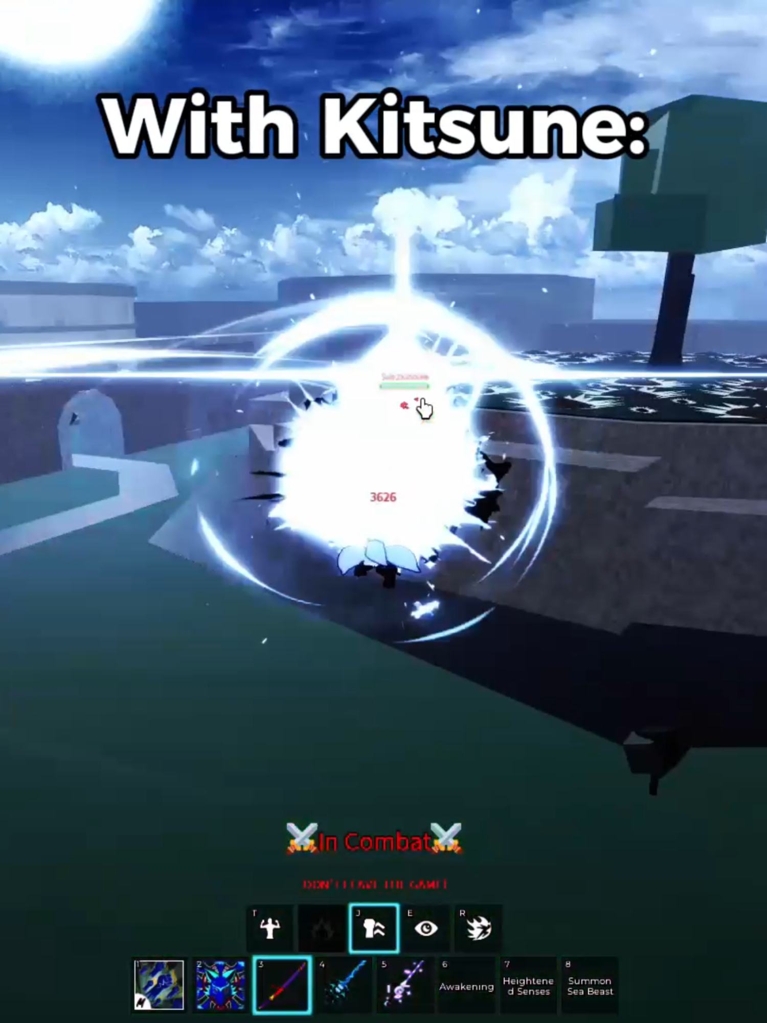 wChaton With Other Fruits Vs With Kitsune #robloxfyp #bloxfruits #pvp #bloxfruitscombo #for #you #wChaton #fyp #kitsune