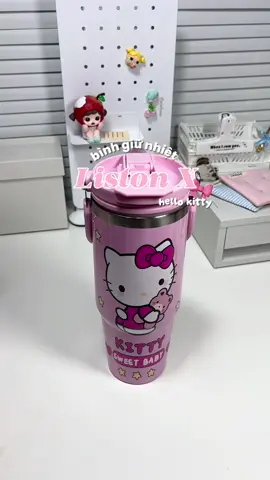 bình giữ nhiệt Hello Kitty siu xinh 💖✨🎀#hellokitty #binhgiunhiet #listonx #foryou #xhhhhhhhhhhhhhhhhhhhhhhh 