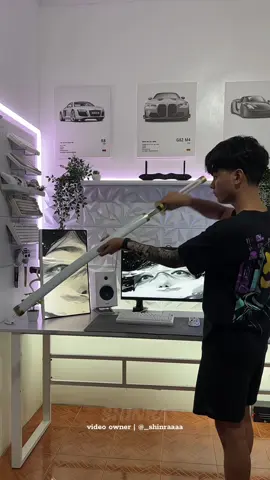 metal katana decor >>> #wadoichimonji #katana #roomdecor #tiktokfinds #fyp 