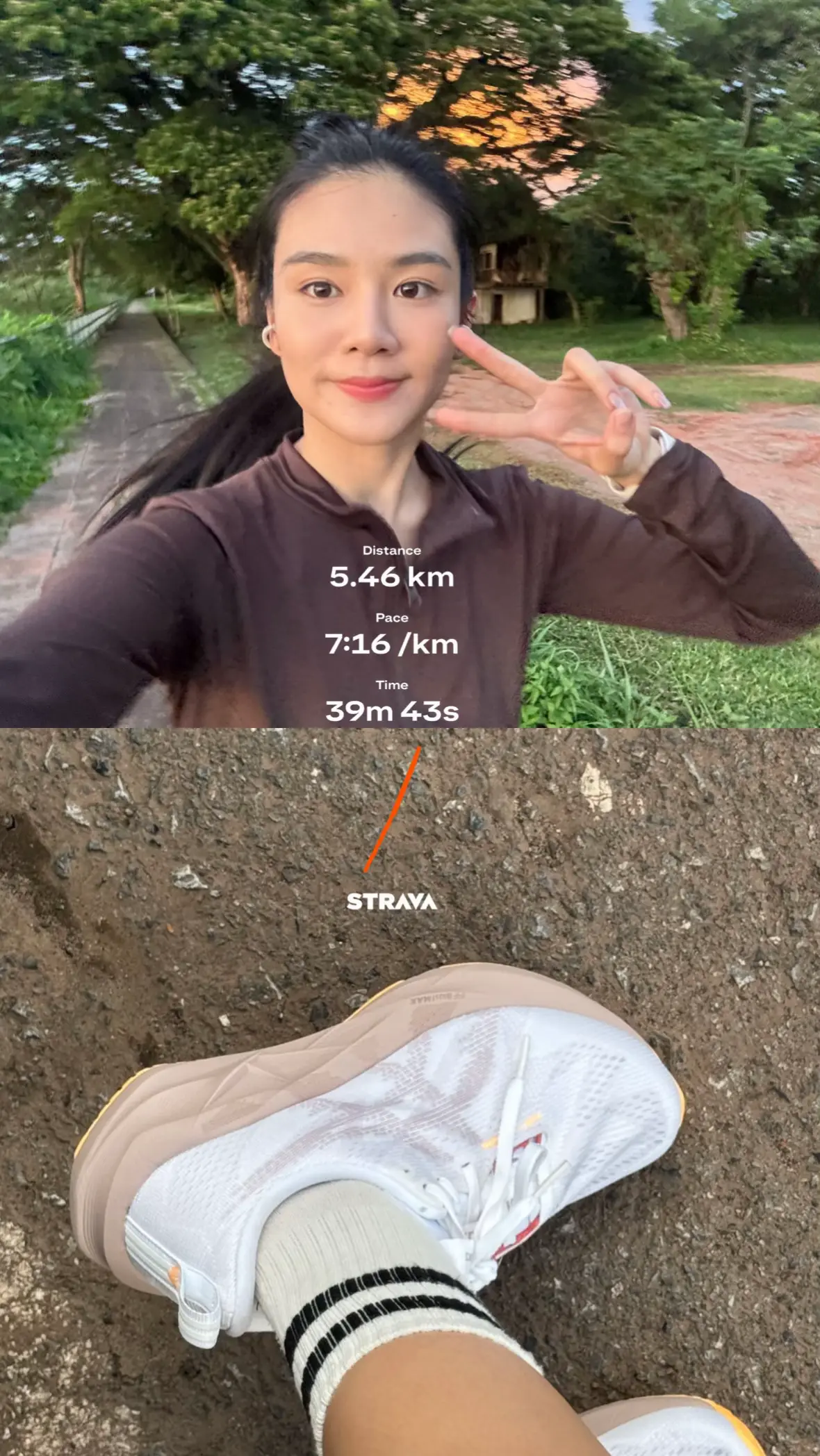 #fyp #นักวิ่งมือใหม่ #strava #Running 