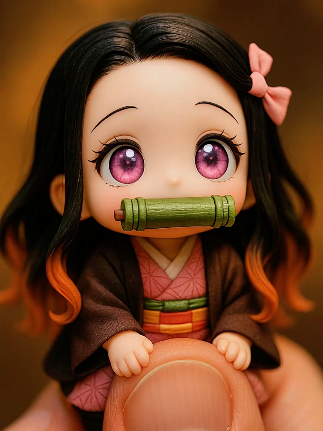 Very small and cute Nezuko #nezuko #cute #nezukokamado #nezukoedit #nezukochan 