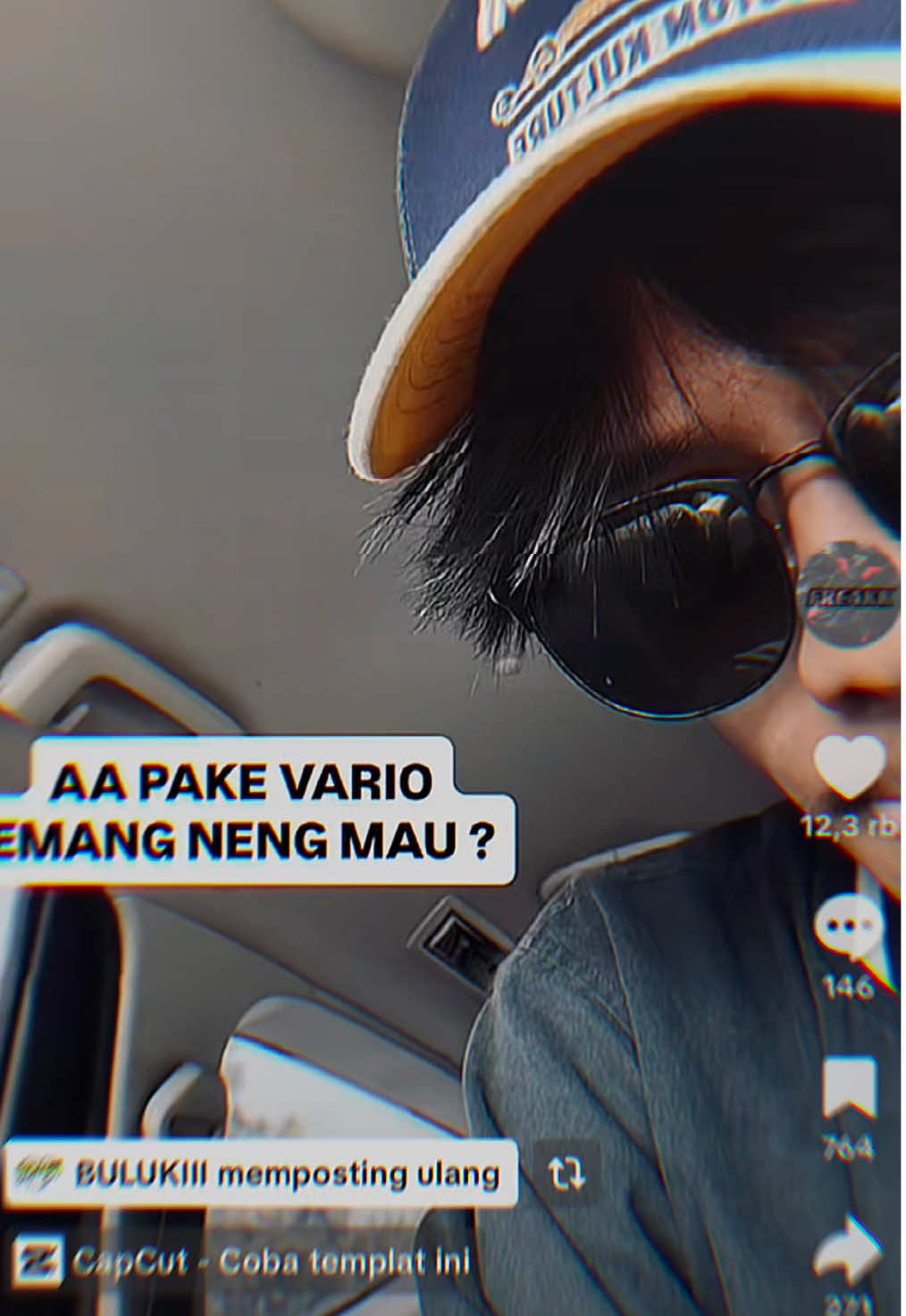 anomali izin ikutan mas prik #vario #vaned 