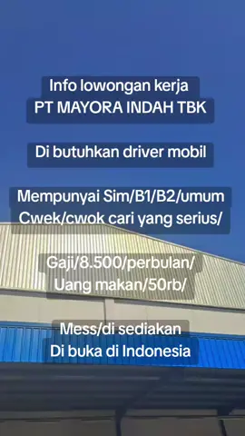 yang minat kerja sebagai driver bisa langsung japri admin kami sdh tersedia di berbagai cabang di Indonesia untuk pendaftaran nya ada di bio #mayora #driver #kuli #loker2025 #fyppppppppppppppppppppppp 