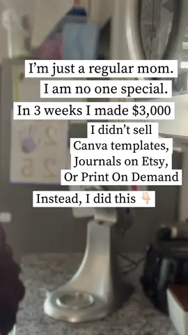 I found one product to promote with one video a day right here on TikTok.  Comment MOM and I’ll send you the free video that got me started.  . . . #mom #MomsofTikTok #momsover30 #momssupportingmoms #makemoneyonline 