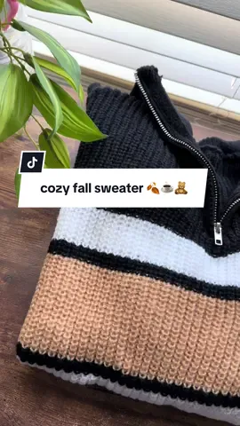Thick cozy fall sweater 🍂 - #sweater #womensclothing #sweaterweather #fyp #fallfashion 