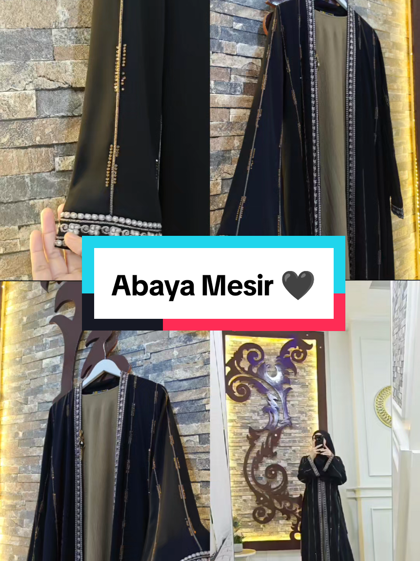 Bismillah Abaya Mesir Best Seller 🖤 #abayamesir #abayaori #abayahitam 