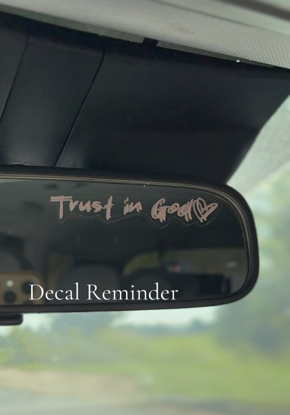 #trustingod #decal #carmirror 