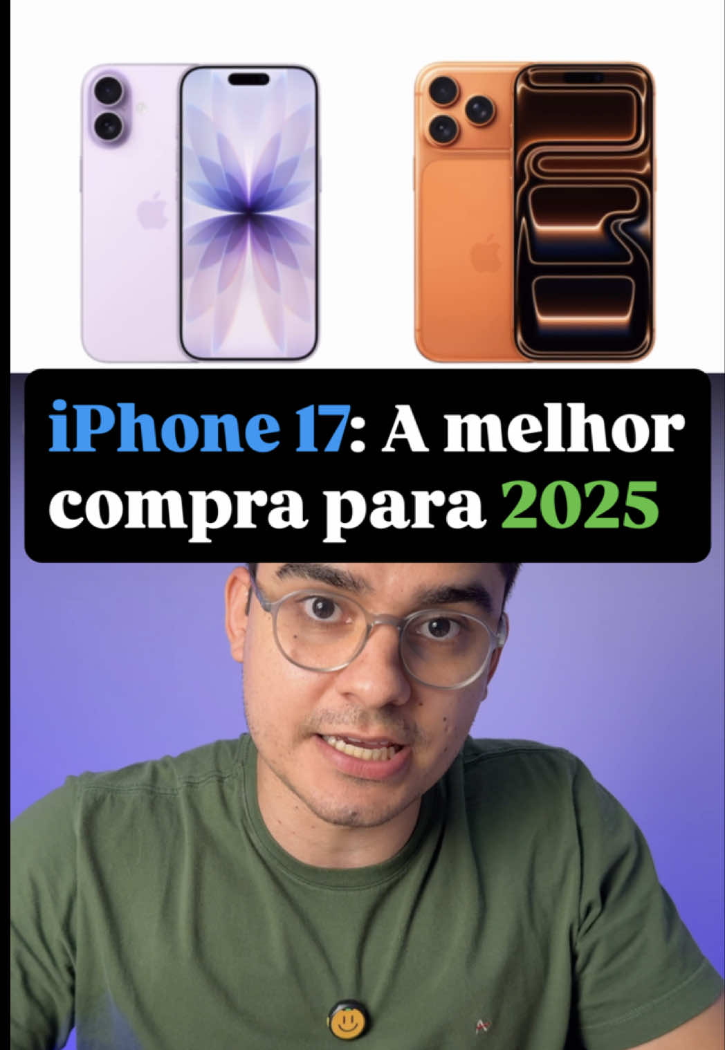 iPHONE 17: O MELHOR CUSTO-BENEFÍCIO DE 2025! Se você está pensando em trocar de iPhone esse ano, talvez não precise investir na linha Pro: O iPhone 17 entrega design premium, bateria de sobra, câmeras excelentes e tem preço MUITO mais acessível! Qual você escolheria? Comenta aqui e marca quem está de olho em iPhone novo este ano! 📲 Segue @ipifou pra mais comparativos e dicas de compra Apple! #iPhone17 #MelhorCustoBeneficio #LinhaPro #AppleBrasil #ipifou 