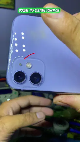 #how to #double tap #torch on setting #trick #tutorial iPhone 17 pro Max battery test✅