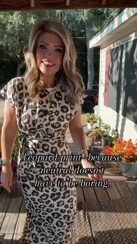 Feeling spicy today 🌶️ Leopard is a neutral #leopardprint #OOTD #tiktokshopcreatorpicks #tiktokshoprestock 