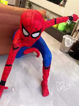 Halloween dress-up Spider-Man clothes#halloween #spiderman #costume #foryou #forkid 