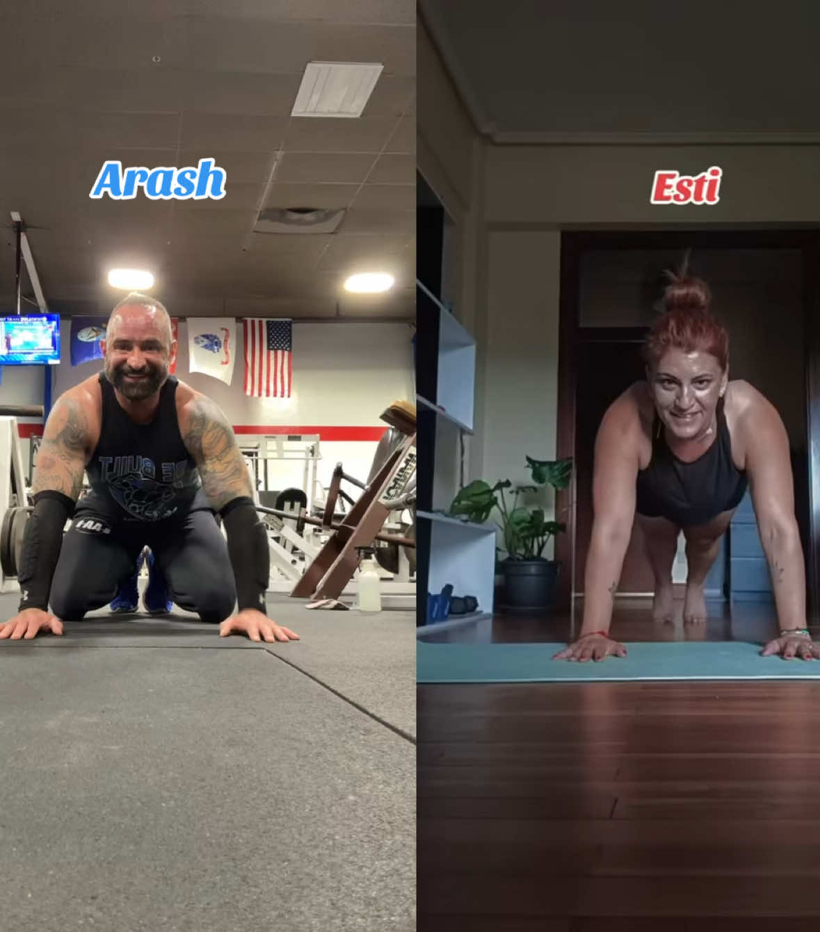 #duet with @Estibaliz Good morning Sister. 🤩❤️🤩 #fyp #foryou #P💥U💥S💥H💥U💥P💥M💥A💥N #fitnessjourney 