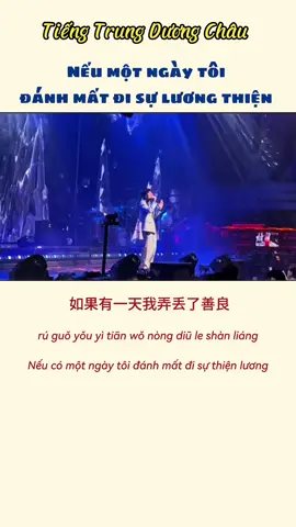 《如果有一天我弄丢了善良》 #nhachoaduongchau #tiengtrungduongchau #nhactrungquoc #fyp #xuhuong 