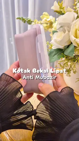 Kotak Bekal Lipat serbaguna, portable bisa di bawa kemana aja. #kotakbekallipat #kotaklipatserbaguna #lunchbox #gajiansale #kotakmakanlipat 