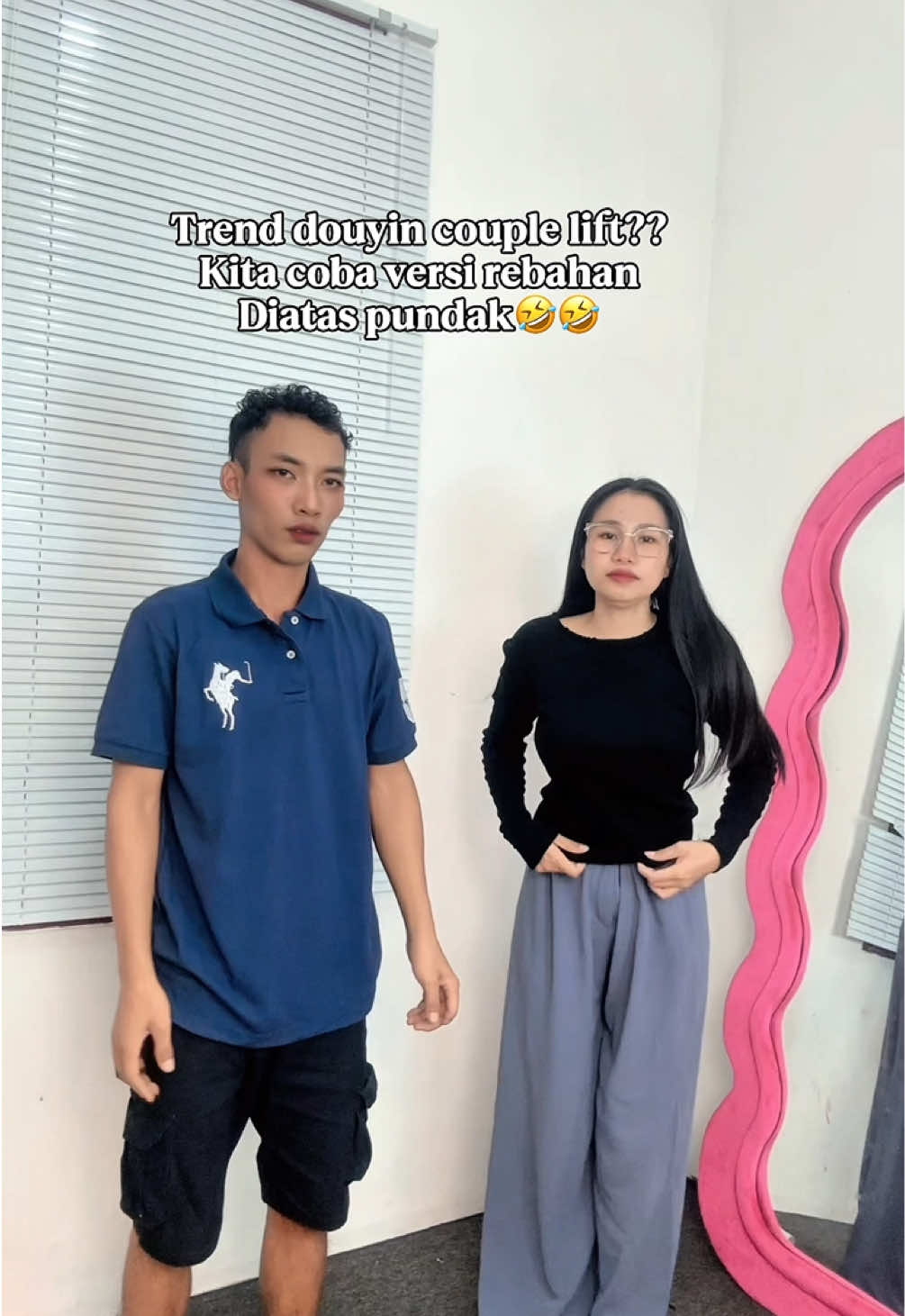 Penasaran sama hasilnya tonton sampe habis jangan skip!!trend douyin #couplechallenge #douyinlift #trendcouple #pasanganlucu #fypindonesia   