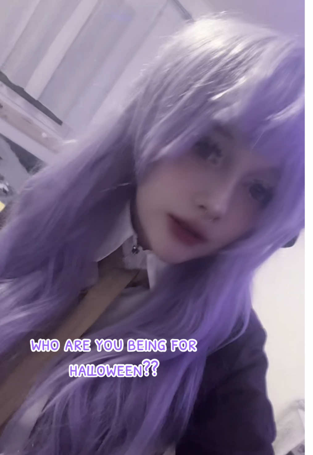 Have to sneak out .. 🥹 #kyokokirigiricosplay #halloween #kyokokirigiri #danganronpa #cosplayer 