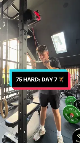 75 Hard: Day 7 🫡 #75 #75hard #75hardchallenge #Fitness #fitnesschallenge
