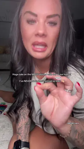 Hands down the MOST requested and played with toy in our house! These magnetic building blocks are a FAVE! They can be pretty pricey, but right now they are SUPER discounted! But the sale won’t last long! Grab them up while you can! PERFECT Christmas gift for ANY little in your life! #giftsforkids #magneticbuildingblocks #screenfreeplay #giftideas #christmasgiftideas 