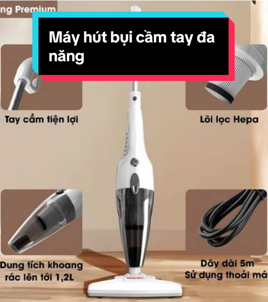 Máy hút bụi lau sàn nhà cầm tay đa năng SHANEN, Hút nệm giường, sofa, sàn nhà, ngõ ngách #mayhutbui #congsuatlon #mayhutbuikhongday#xuhuong #dodientu 