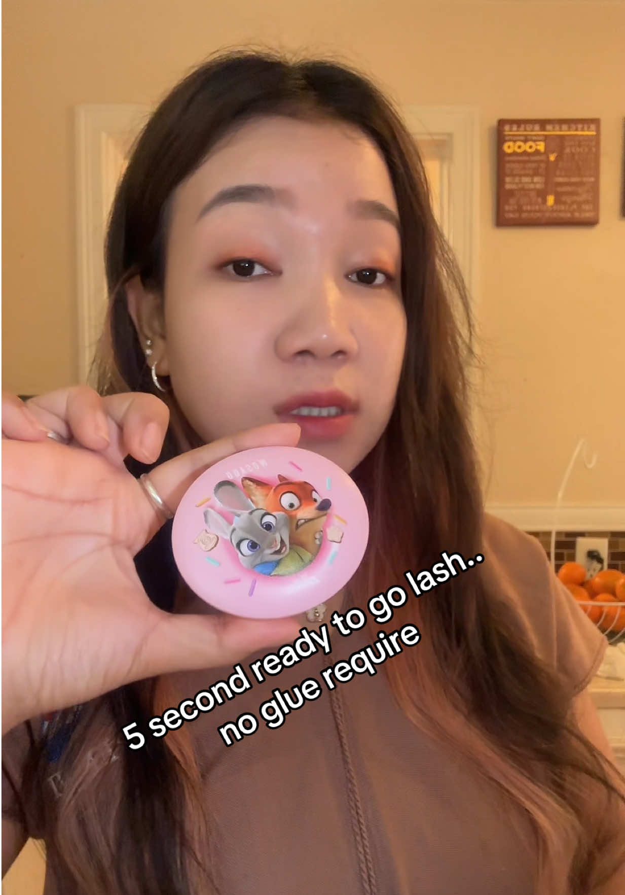 My favorite lash.: so easy and clean. No mess no irritation #wosado #wosadomagneticeyelash #karenni #fpy #kayahmoe❤️🤍💙 