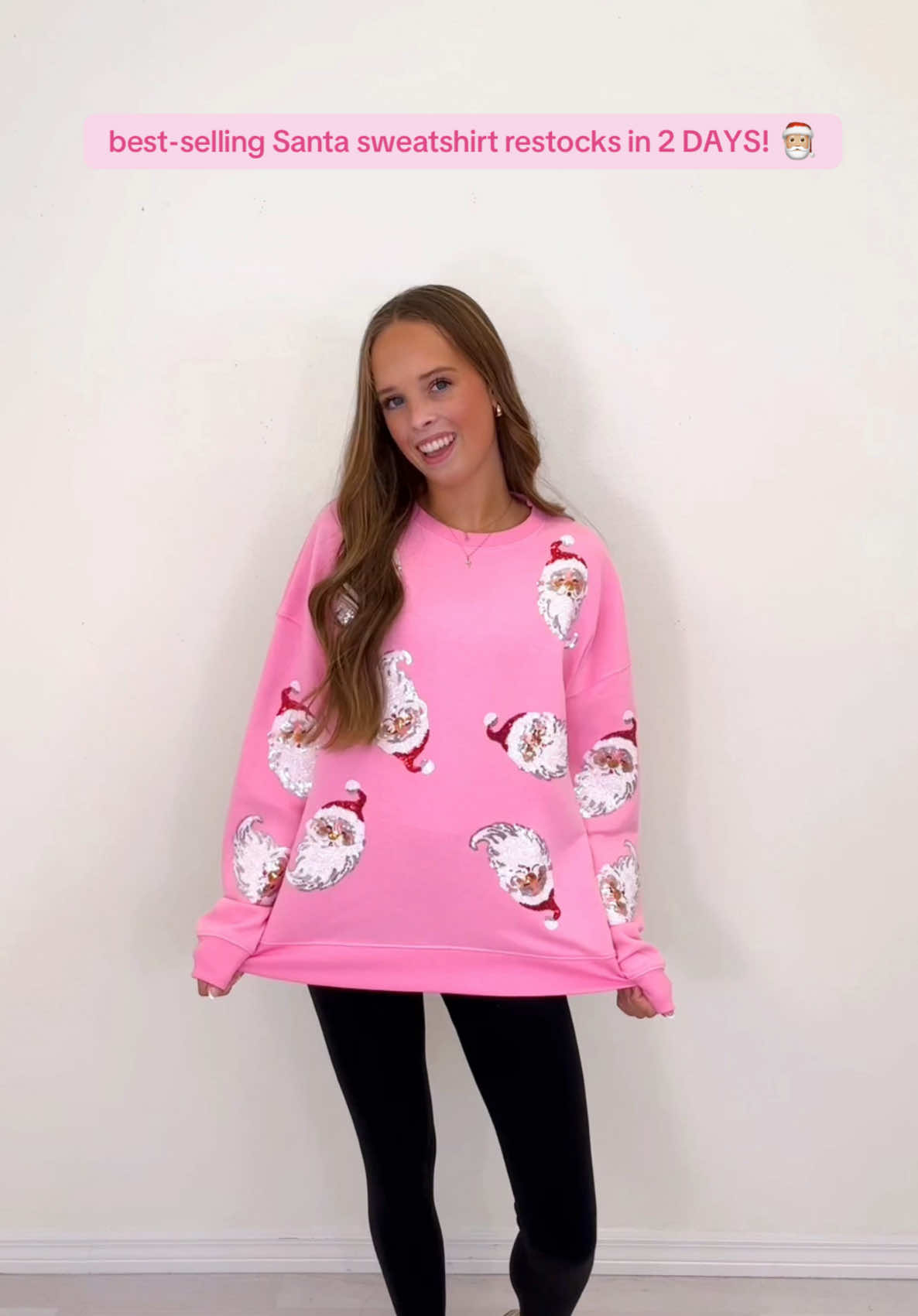 Santa Claus is coming BACK to town this Thursday! 🎅🏼✨ #santa #santaclaus #christmas #sequins #sparkle 