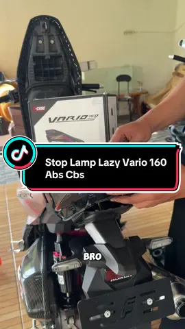 Stop Lamp Lazy Vario 160 Abs Cbs, Tinggal Pasang Saja Tanpa Harus Rubah Apapun Bro Sudah Pnp Banget #stoplamplazy #stoplamplazyvario #stoplamplazyvario160 #lampurgb #vario160  