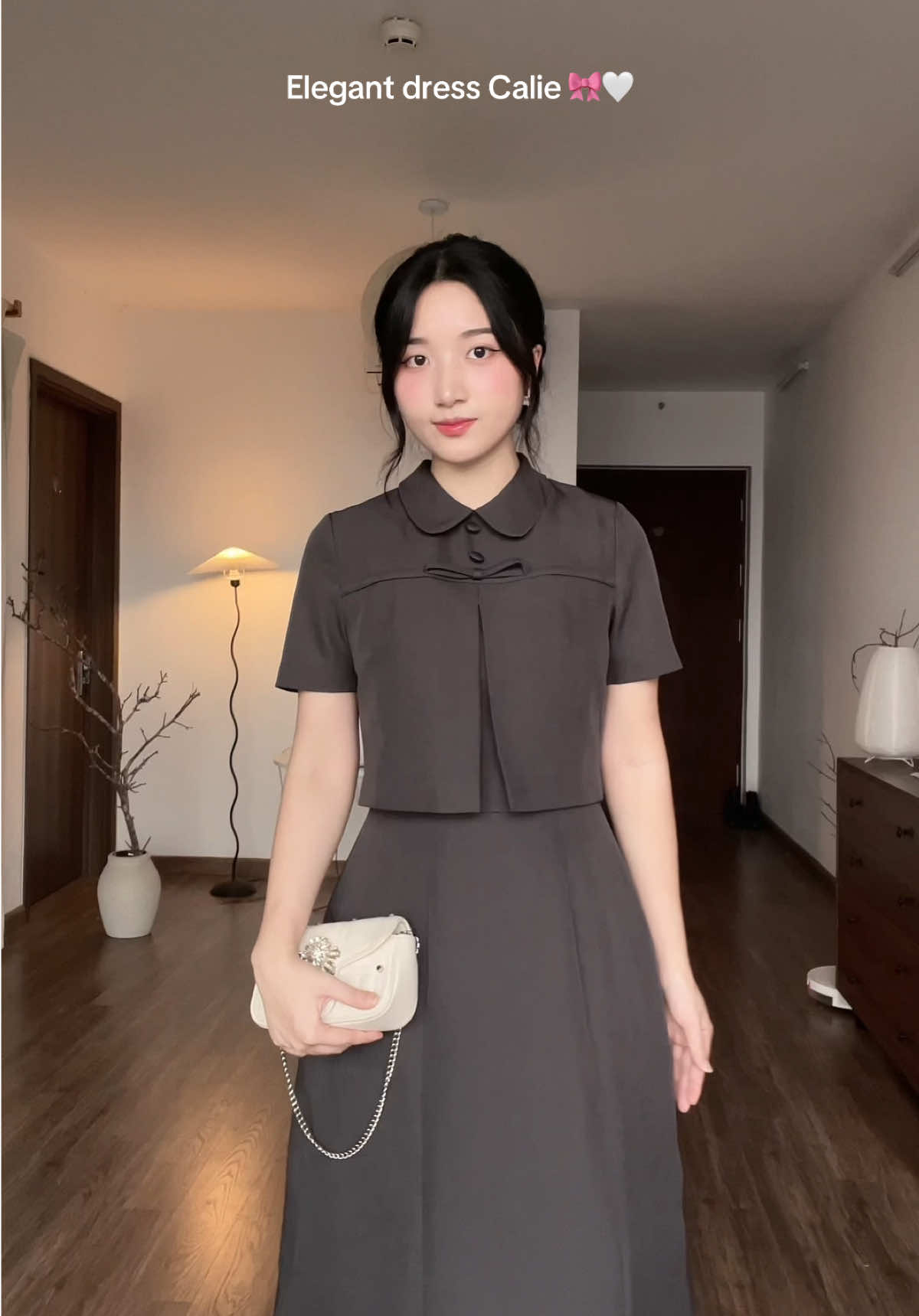 Màu xám kiểu này xinh nè các bác, mặc đi đâu cũm được á 🎀✨✨ @Calie.vn #fyp #reviewlamdep #goclamdep #Calie #SilentSound 