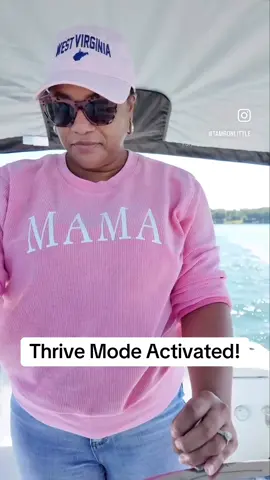 Tell me you’re thriving without telling me you’re thriving 👀🚤 From hospital rooms to open seas God is good 🙌 # #ThriveSisThrive #FaithAndThriving #SurvivorStrong #GodIsGood #ForYou