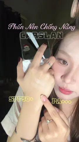 Phấn nén chống nắng carslan có tone màu mới rùi nè các bác ui #xuhuong #carslan #review #phanphu #phanphunen 