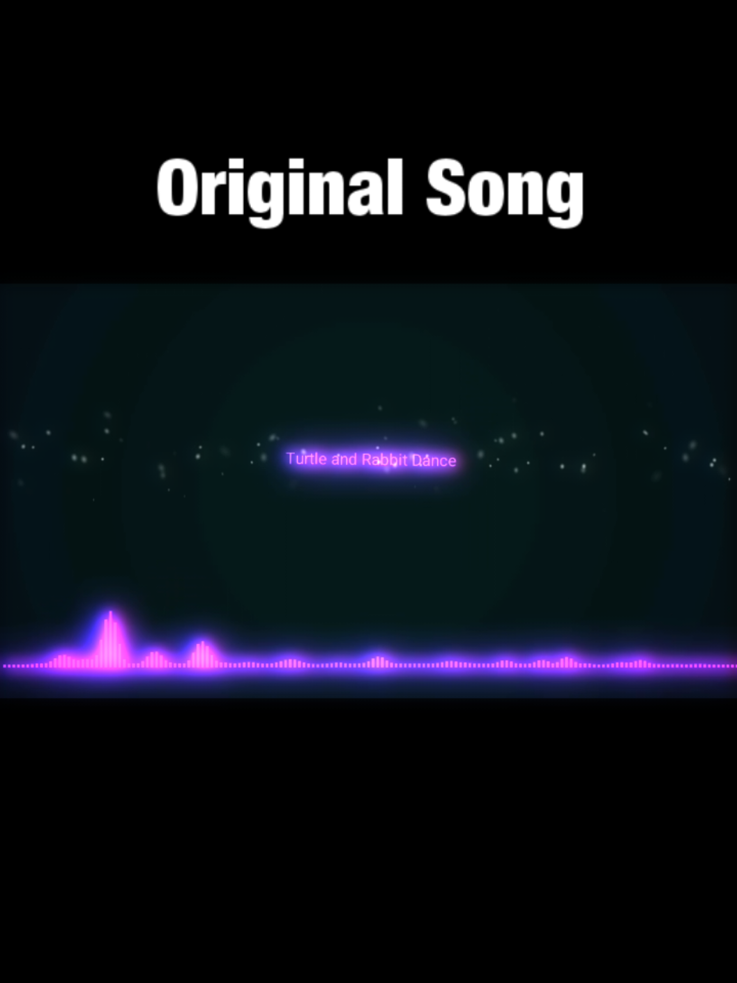 The Tortoise and the Hare Dance's original song,the music visualiser is made by me #dance  #beijing #china #children #fyp 