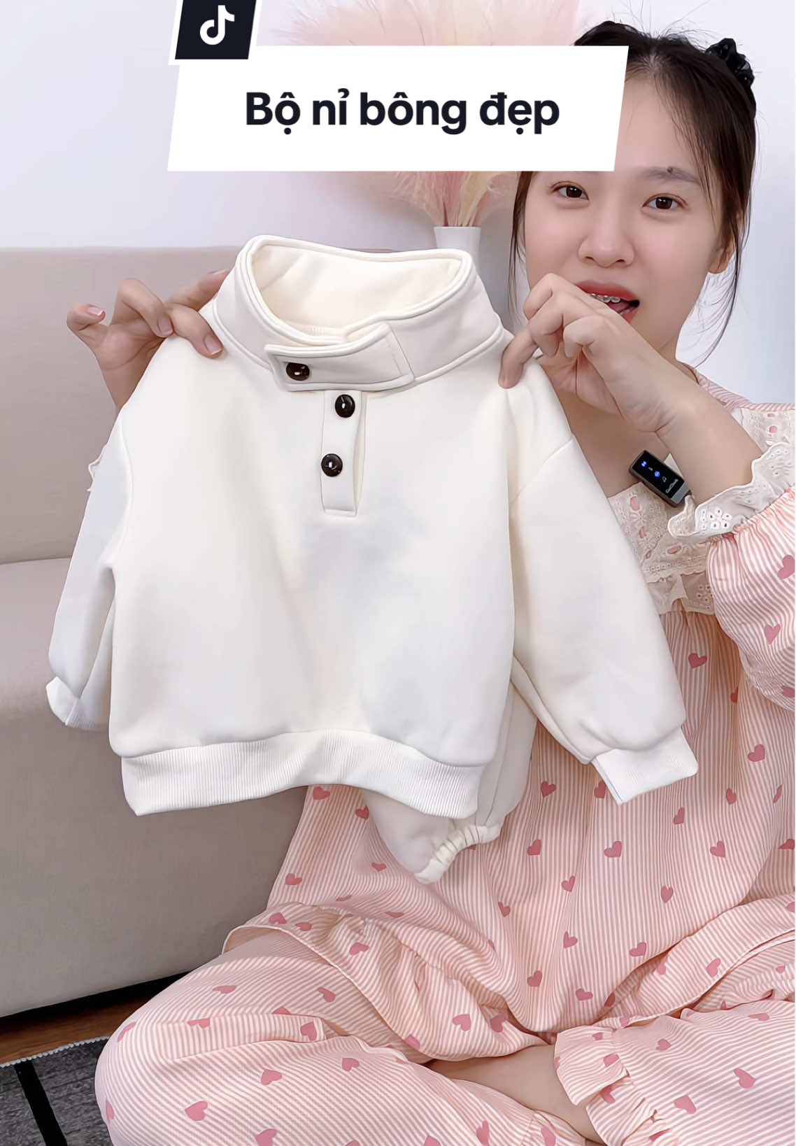 Sét bộ nỉ bông dày dặn ấm áp cho bé #bonibongchobe #setdepchobe #setboxinh #quanaotreem #xuhuongtiktok 