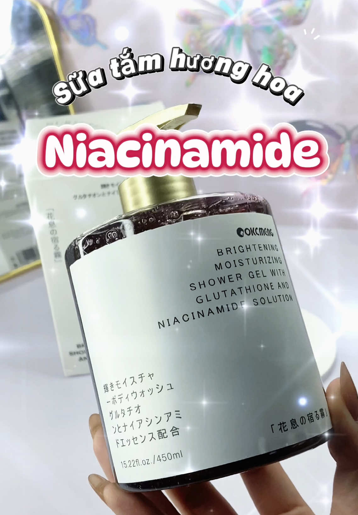 Sữa tắm hương hoa Niacinamide #reviewsuatam #suatam #chamsoccothe #xuhuong #yennhi 