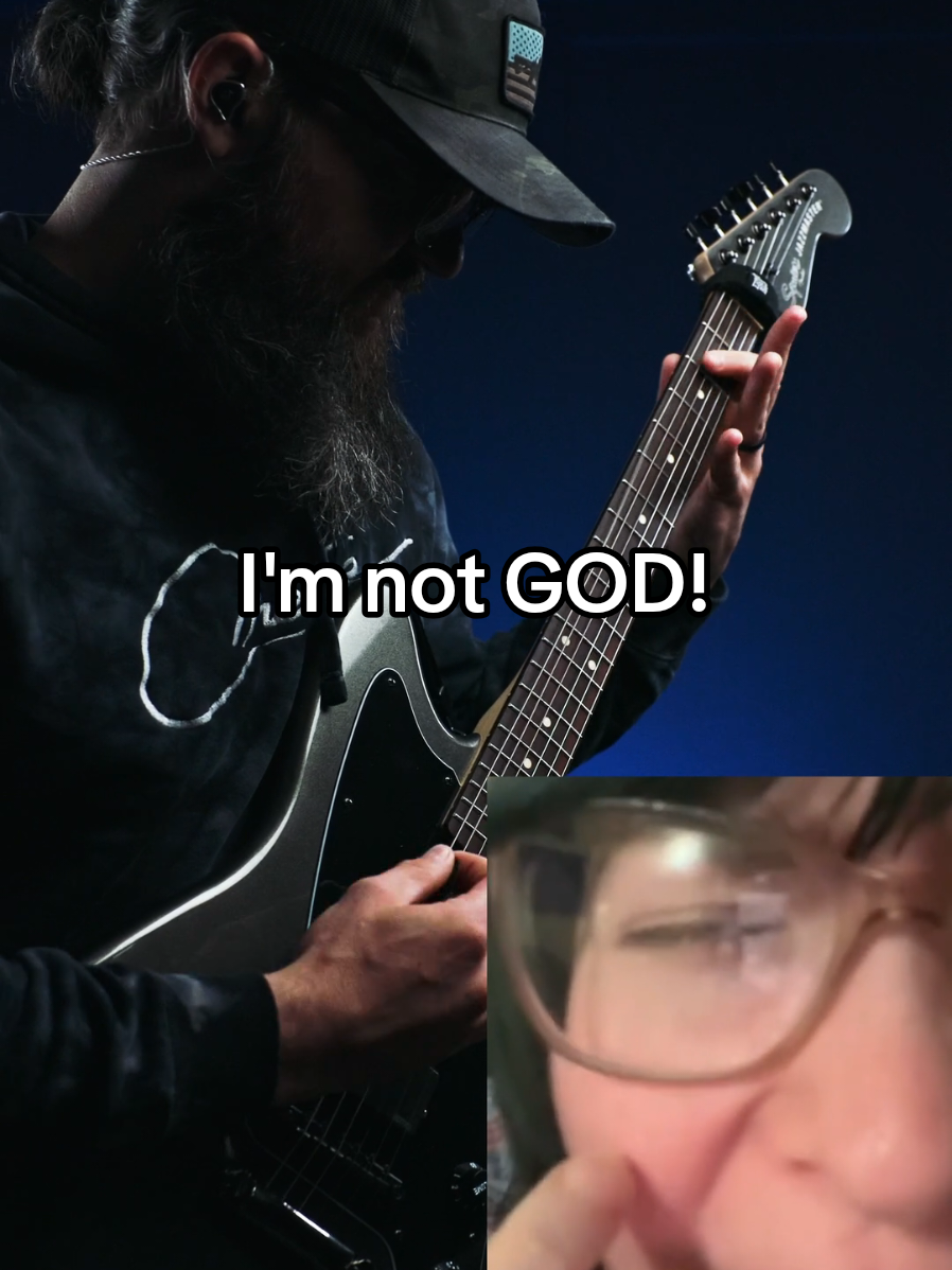 The struggle is real 😡  @Mama Hash 🫶🏻  - 🎸- Squire Contemporary Jazzmaster 🪕- @neuraldsp Archetype Gojira  🎸- @emgpickups 🎧 - @nfacous  📷 - @canonusa EOS R @theriffculture #crashout #fender #funnyvideos   #healermain #metalmemes 