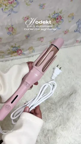 Finally, got my 2in1 hair curler/straightener 😍   #hodekt2in1hairstraightenandcurler #hodektcurler #hodektstraightener #hodekt 