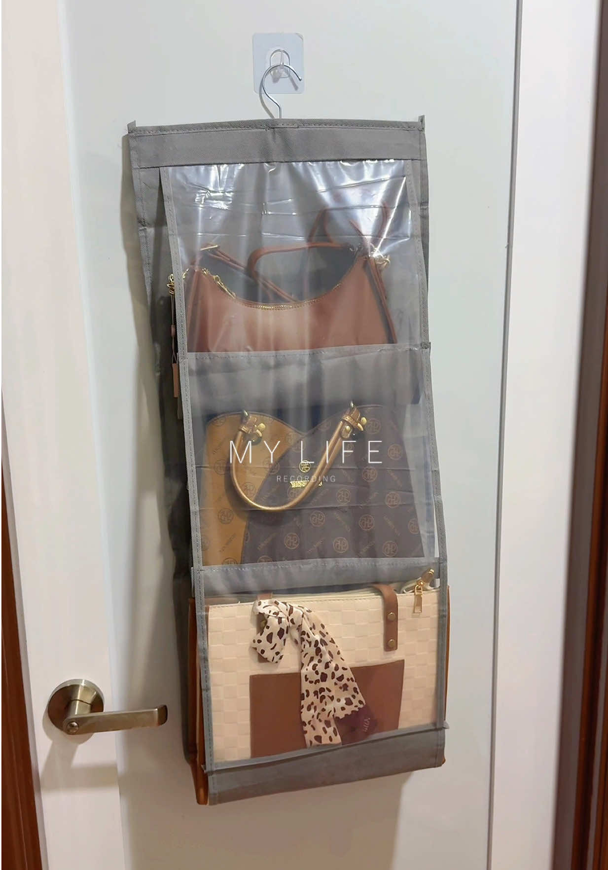 Beg Simpanan Beg Dua Sisi, Berbilang Fungsi, Beg Habuk Gantung, Beg Grid, Beg Isih, untuk Penyimpanan Kabinet, Penyusun Almari Bag #begsimpanan #penyusunbeg #begstorage 